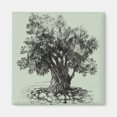 Alter Olivenbaum Magnet (Vorne)