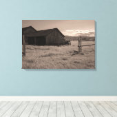 Alter Olmstead-Hof Leinwanddruck (Insitu (Holzboden))