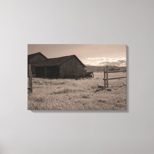 Alter Olmstead-Hof Leinwanddruck (Vorderseite)