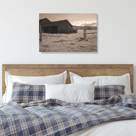 Alter Olmstead-Hof Leinwanddruck (Insitu (Schlafzimmer))