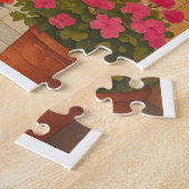 Alter Ort und ein kleines Mädchen Puzzle (Seite)