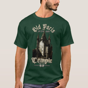 Alter Paris Tempel Tempelritter T-Shirt