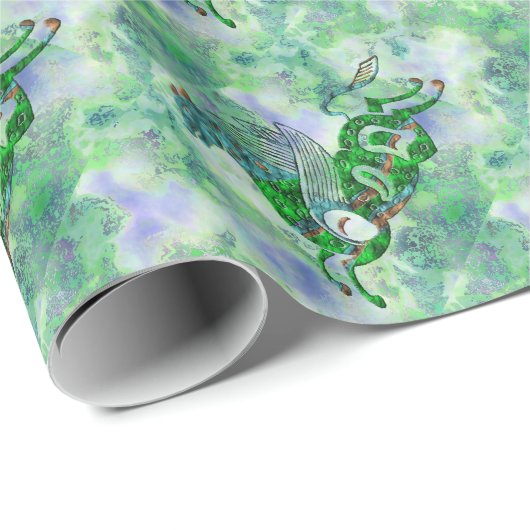 Alter Pegasus Geschenkpapier (Rolleneckpunkt)