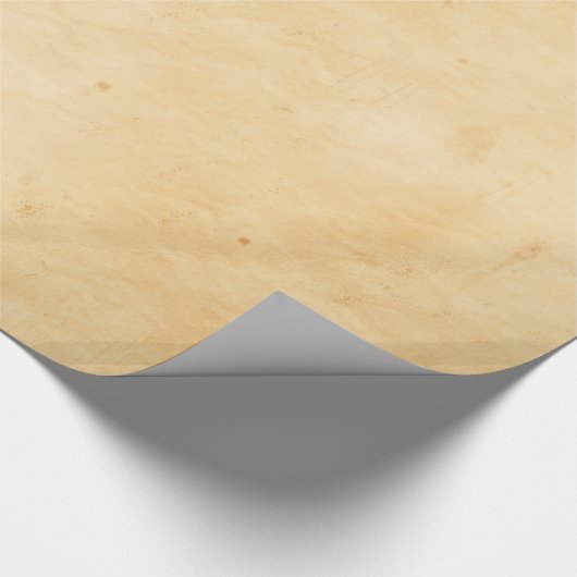 Alter Pergament-Hintergrund befleckter Geschenkpapier (Ecke)