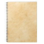 Alter Pergament-Hintergrund befleckter Notizblock (Vorderseite)