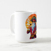 Alter Piratenkapitän Kaffeetasse (Vorderseite Links)