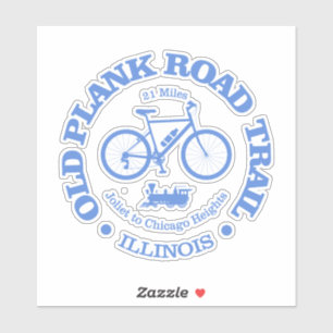 Alter Plank Road Trail (Radfahren) Aufkleber