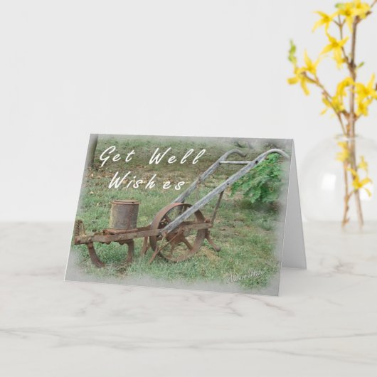 Alter Planter anpassen Karte (Gelbe Blume)