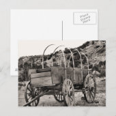 Alter Planwagen Postkarte (Vorne/Hinten)