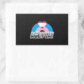 Alter Play Prix Rechteckiger Aufkleber (Tasche)