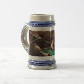 Alter Poker Bierglas (Vorderseite Links)