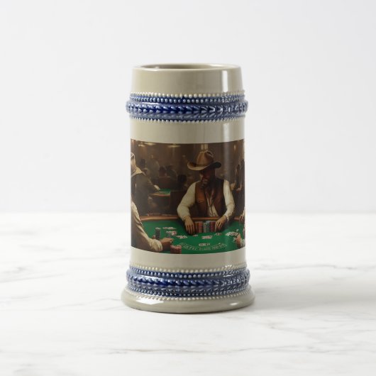 Alter Poker Bierglas (Mittel)