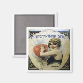 Alter Pontchartrain Strand Magnet (Vorderseite/Rückseite)