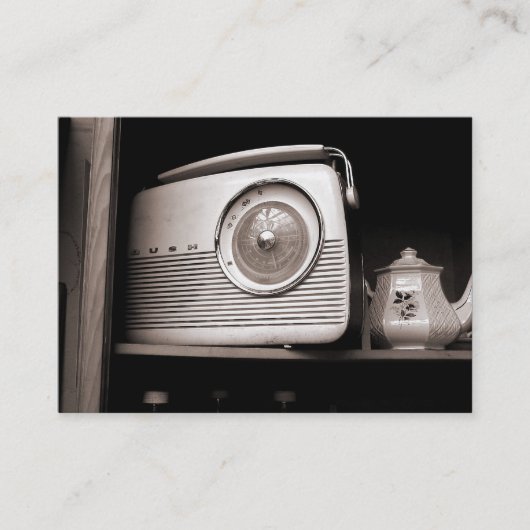 Alter Radio, MiniFoto Visitenkarte (Vorderseite)