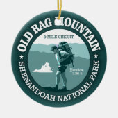 Alter Rag-Berg (rd) Keramik Ornament (Vorne)