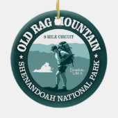 Alter Rag-Berg (rd) Keramik Ornament (Hinten)