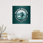 Alter Rag-Berg (rd) Poster (Küche)