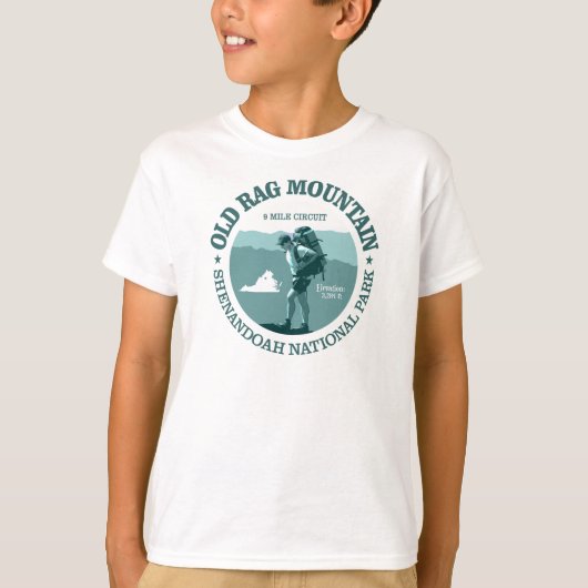 Alter Rag-Berg (rd) T-Shirt (Vorderseite)