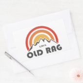 Alter Rag-Berg Rechteckiger Aufkleber (Umschlag)