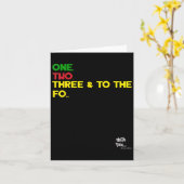 Alter Rap Hip Hop Merch zwei Zitate 9 Karte (Gelbe Blume)