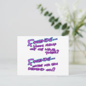 Alter Rap Hip Hop Rave Electro Postkarte (Stehend Vorderseite)