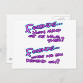 Alter Rap Hip Hop Rave Electro Postkarte (Vorne/Hinten)