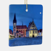 Alter Rathausplatz in Bardejov, Slowakei, HDR Keramikornament (Rechts)