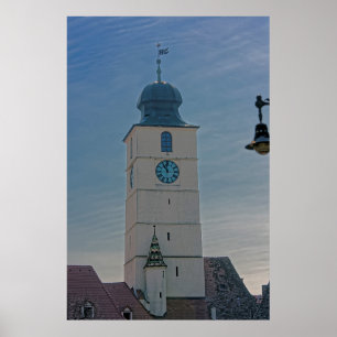 Alter Ratsturm Sibiu Rumänien Poster