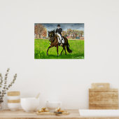 Alter Real Dressage Horse Portrait Poster (Küche)