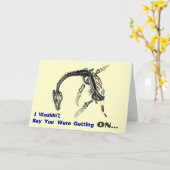 Alter Relikt-Geburtstag II Karte (Gelbe Blume)