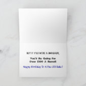 Alter Relikt-Geburtstag Karte (Innenseite)