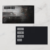 alter Retro-Muskelklassiker Visitenkarte (Vorne/Hinten)