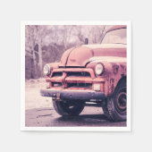 Alter roher LKW Serviette (Vorderseite)