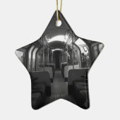 Alter Rohr-Zug Keramik Ornament (Links)