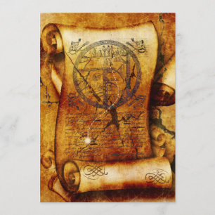 Alter Rollegeburtstag der Schatzkarte Einladung