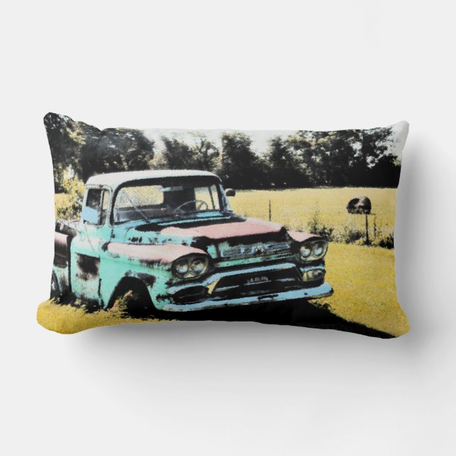 Alter rostiger LKW Lendenkissen (Vorderseite)