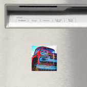 Alter roter LKW Magnet (In Situ (Geschirrspüler))