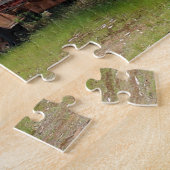 Alter roter LKW Puzzle (Seite)