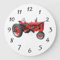 Alter roter Traktor
