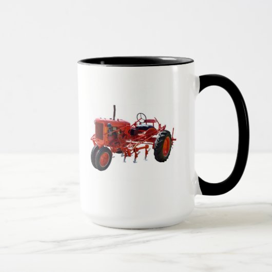 Alter roter Traktor Tasse (Rechts)