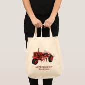 Alter roter Traktor Tragetasche (Vorderseite (Produkt))