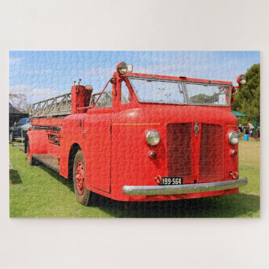 Alter Rotfeuerwagen, Australien Puzzle (Horizontal)