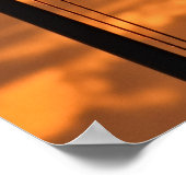 Alter Ruhm bei Sonnenuntergang Poster (Ecke)