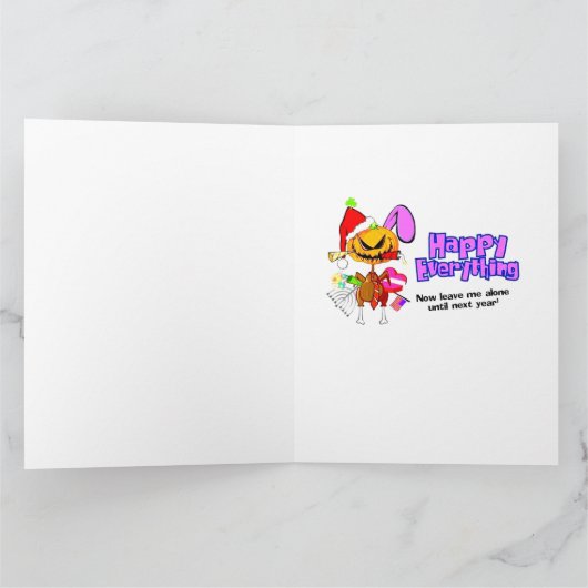 Alter Ruhm, kann es große Gruß-Karte lang Karte (Innenseite)