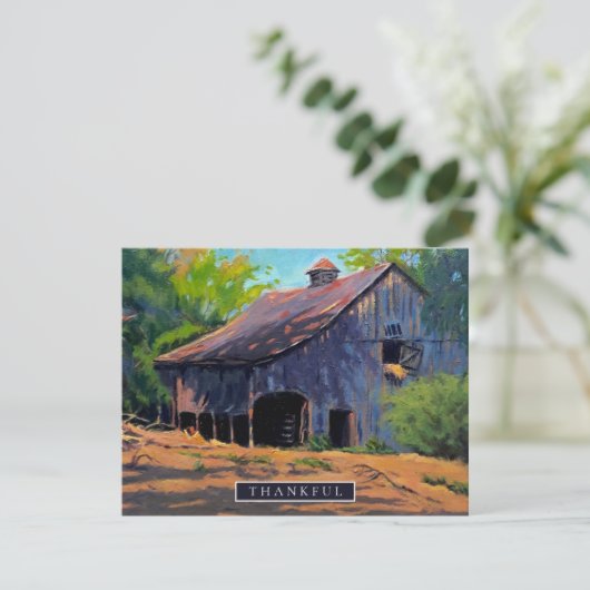 Alter rustikaler Landsitz Karte (Stehend Vorderseite)