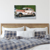 Alter Rusty Bruch Car Leinwand (Insitu (Schlafzimmer))