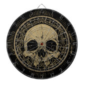 ALTER SCHÄDEL DARTSCHEIBE (vorne)