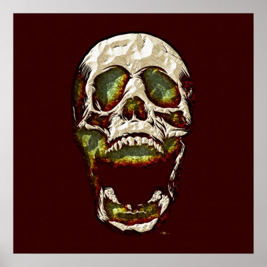 Alter Schädel Poster (Vorne)
