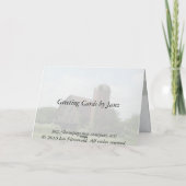 Alter Scheunen-Geburtstag Karte (Rückseite)