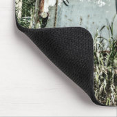 Alter Schläger-LKW - rostiges Vintages Mousepad (Ecke)